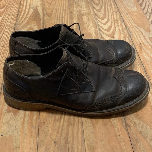 UGG Men’s Size 9 Brown Leather Brogue Oxfords Crepe‎ Soles main image 7